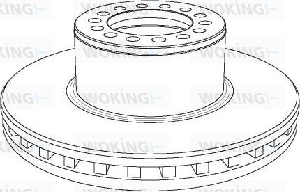 Woking NSA1055.20 - Bremžu diski ps1.lv