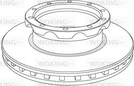 Woking NSA1050.20 - Bremžu diski ps1.lv