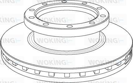 Woking NSA1061.20 - Bremžu diski ps1.lv