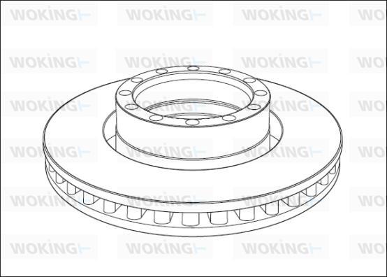 Woking NSA1015.20 - Bremžu diski ps1.lv