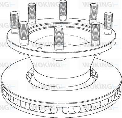 Woking NSA1022.20 - Bremžu diski ps1.lv