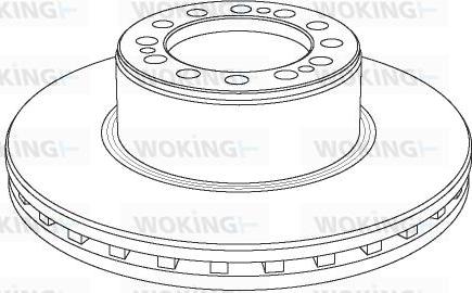 Woking NSA1079.20 - Bremžu diski ps1.lv