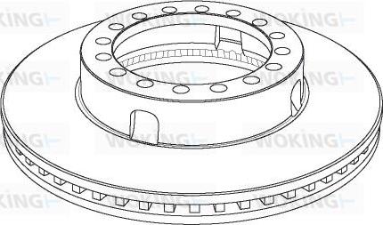 Woking NSA1072.20 - Bremžu diski ps1.lv