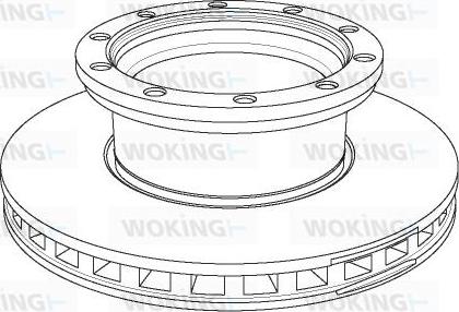 Woking NSA1144.20 - Bremžu diski ps1.lv