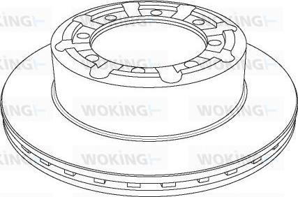 Woking NSA1140.20 - Bremžu diski ps1.lv