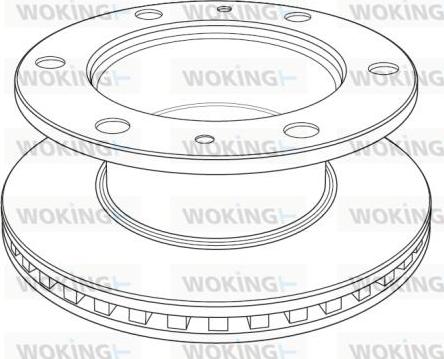 Woking NSA1220.20 - Bremžu diski ps1.lv