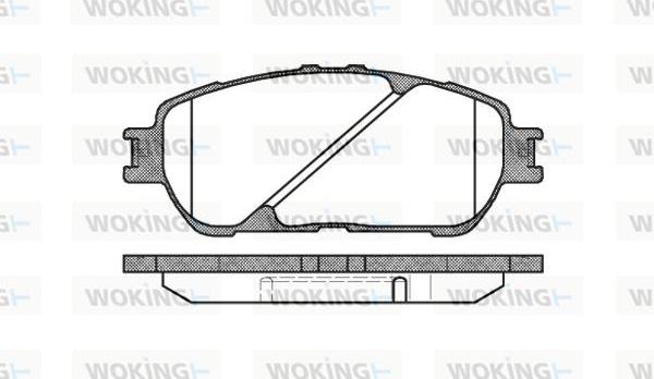 Woking P9983.00 - Bremžu uzliku kompl., Disku bremzes ps1.lv