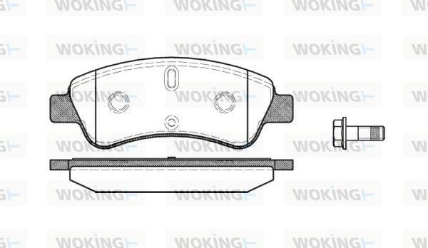 Woking P9403.10 - Bremžu uzliku kompl., Disku bremzes ps1.lv