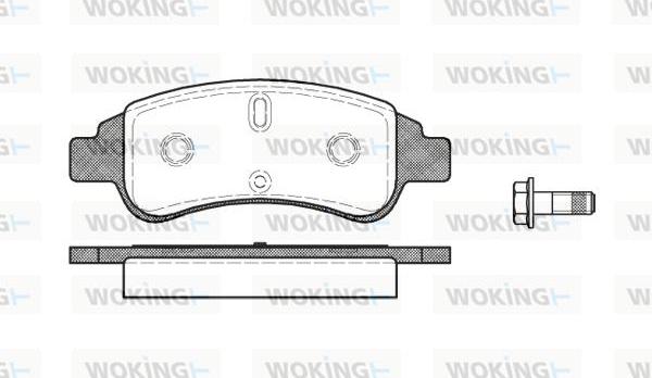 Woking P9403.30 - Bremžu uzliku kompl., Disku bremzes ps1.lv