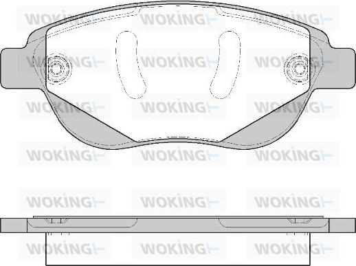 Woking P9413.40 - Bremžu uzliku kompl., Disku bremzes ps1.lv