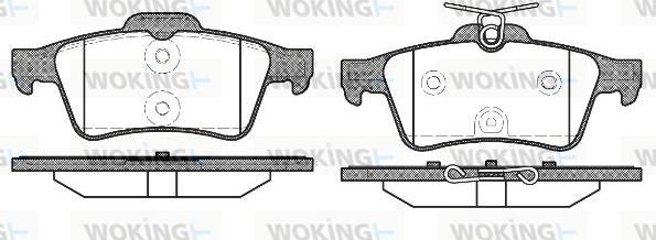 Woking P9423.40 - Bremžu uzliku kompl., Disku bremzes ps1.lv