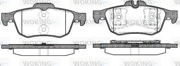 Woking P9423.60 - Bremžu uzliku kompl., Disku bremzes ps1.lv