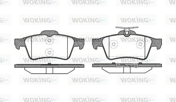 Woking P9423.20 - Bremžu uzliku kompl., Disku bremzes ps1.lv