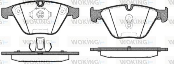 Woking P9573.30 - Bremžu uzliku kompl., Disku bremzes ps1.lv