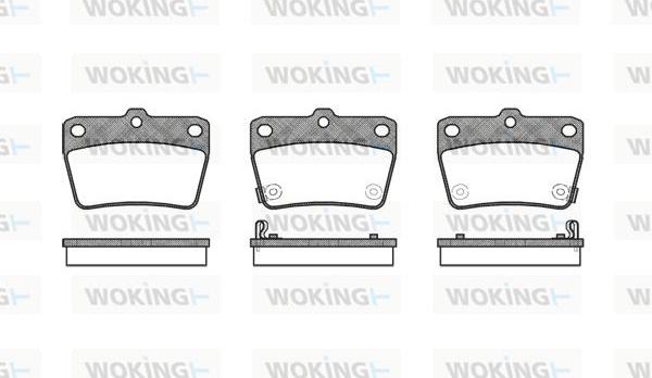 Woking P9393.02 - Bremžu uzliku kompl., Disku bremzes ps1.lv