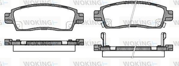 Woking P9383.02 - Bremžu uzliku kompl., Disku bremzes ps1.lv