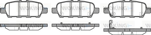 Woking P9763.31 - Bremžu uzliku kompl., Disku bremzes ps1.lv