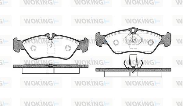 Woking P4803.00 - Bremžu uzliku kompl., Disku bremzes ps1.lv