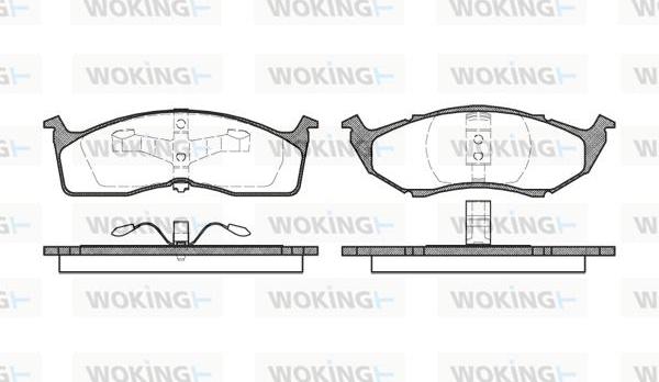 Woking P5473.20 - Bremžu uzliku kompl., Disku bremzes ps1.lv