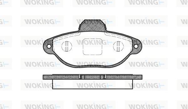 Woking P5143.20 - Bremžu uzliku kompl., Disku bremzes ps1.lv