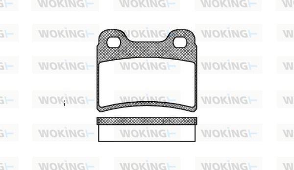 Woking P5173.00 - Bremžu uzliku kompl., Disku bremzes ps1.lv