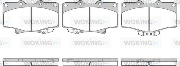 Woking P5293.14 - Bremžu uzliku kompl., Disku bremzes ps1.lv