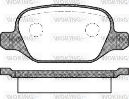 Woking P6273.10 - Bremžu uzliku kompl., Disku bremzes ps1.lv