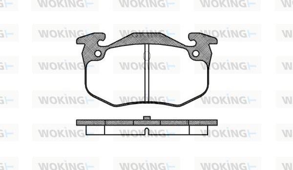 Woking P0443.60 - Bremžu uzliku kompl., Disku bremzes ps1.lv