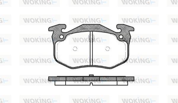 Woking P0443.06 - Bremžu uzliku kompl., Disku bremzes ps1.lv