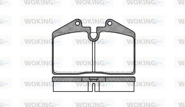 Woking P0403.10 - Bremžu uzliku kompl., Disku bremzes ps1.lv