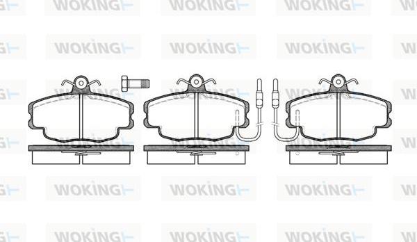 Woking P0413.02 - Bremžu uzliku kompl., Disku bremzes ps1.lv