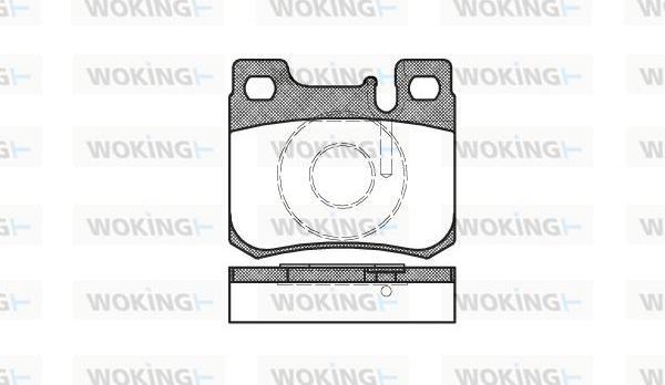 Woking P0573.20 - Bremžu uzliku kompl., Disku bremzes ps1.lv