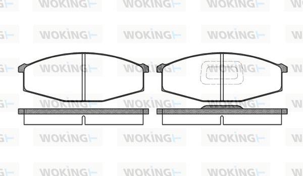 Woking P0293.10 - Bremžu uzliku kompl., Disku bremzes ps1.lv