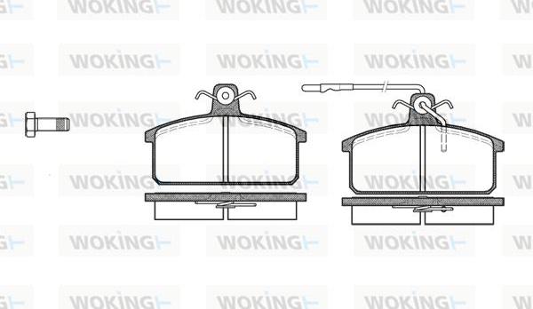 Woking P0283.32 - Bremžu uzliku kompl., Disku bremzes ps1.lv