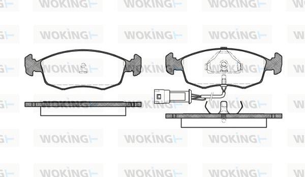 Woking P0723.02 - Bremžu uzliku kompl., Disku bremzes ps1.lv