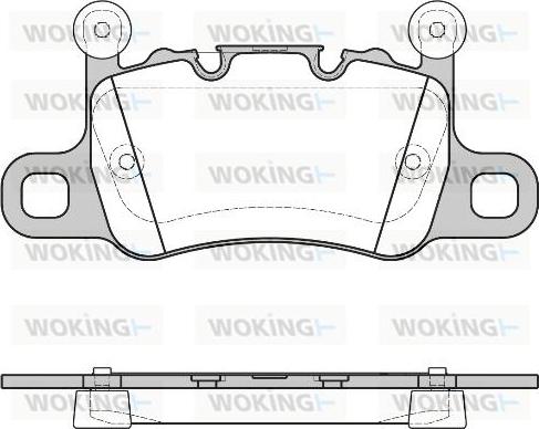 Woking P14983.10 - Bremžu uzliku kompl., Disku bremzes ps1.lv