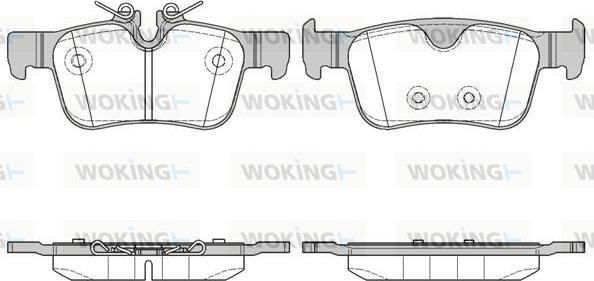 Woking P14513.10 - Bremžu uzliku kompl., Disku bremzes ps1.lv