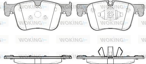 Woking P14603.10 - Bremžu uzliku kompl., Disku bremzes ps1.lv