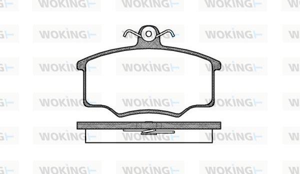 Woking P1463.20 - Bremžu uzliku kompl., Disku bremzes ps1.lv