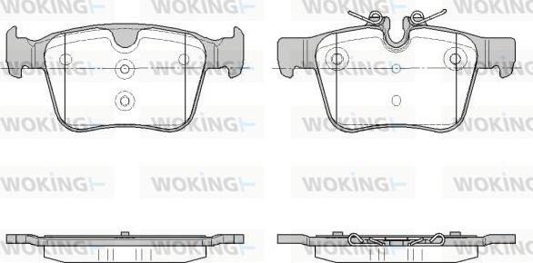 Woking P14163.45 - Bremžu uzliku kompl., Disku bremzes ps1.lv