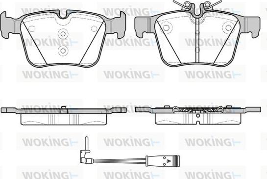 Woking P14163.21 - Bremžu uzliku kompl., Disku bremzes ps1.lv