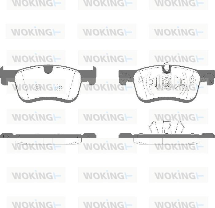 Woking P14803.10 - Bremžu uzliku kompl., Disku bremzes ps1.lv