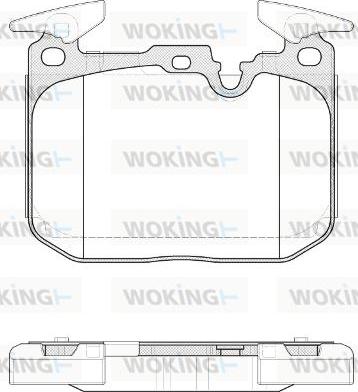 Woking P15913.10 - Bremžu uzliku kompl., Disku bremzes ps1.lv