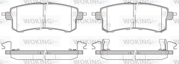 Woking P15473.02 - Bremžu uzliku kompl., Disku bremzes ps1.lv