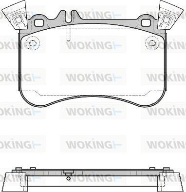 Woking P15653.10 - Bremžu uzliku kompl., Disku bremzes ps1.lv