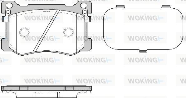 Woking P15753.12 - Bremžu uzliku kompl., Disku bremzes ps1.lv