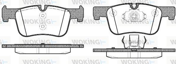 Woking P15783.00 - Bremžu uzliku kompl., Disku bremzes ps1.lv