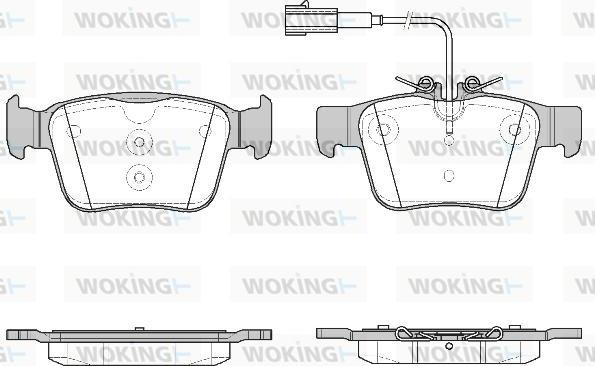 Woking P16223.02 - Bremžu uzliku kompl., Disku bremzes ps1.lv