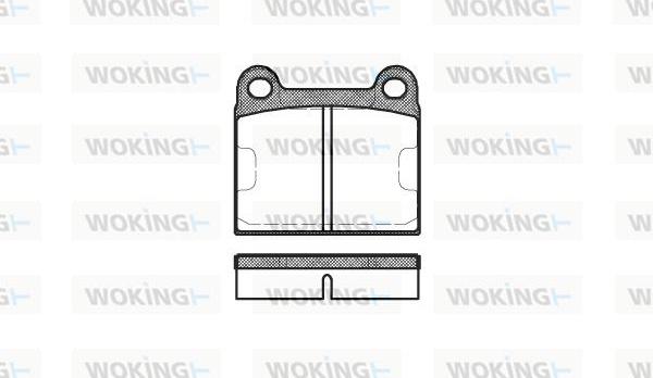 Woking P1063.60 - Bremžu uzliku kompl., Disku bremzes ps1.lv