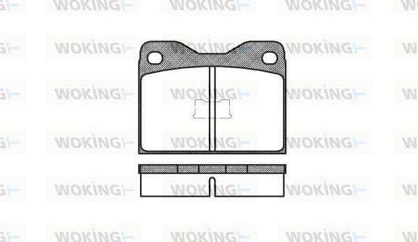 Woking P1083.10 - Bremžu uzliku kompl., Disku bremzes ps1.lv